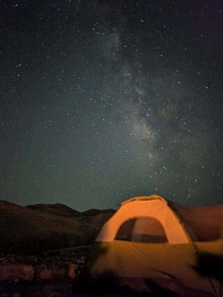 All About Our Perseids Desert Camping Trip